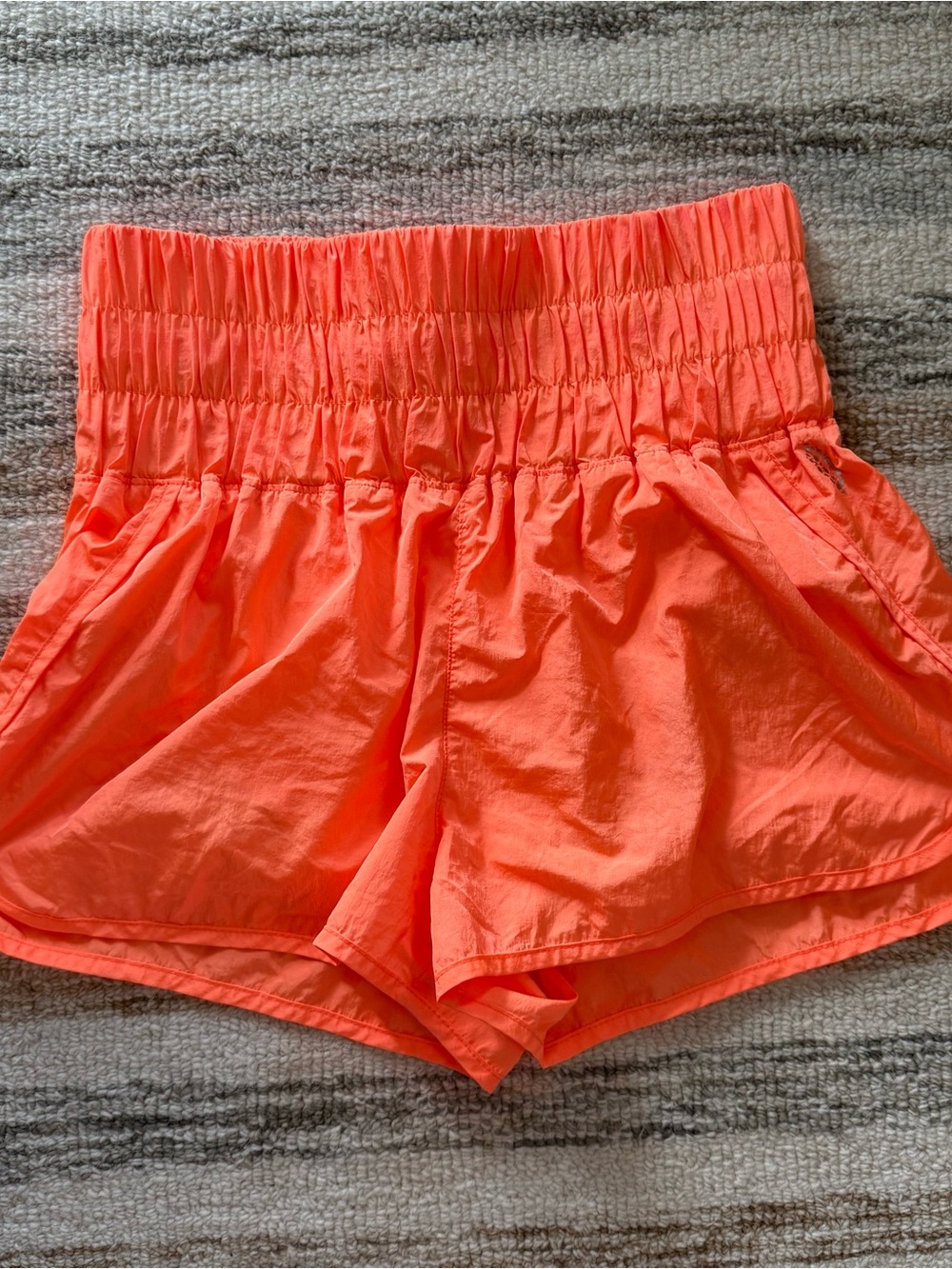 Free People Movement Shorts Neon Orange